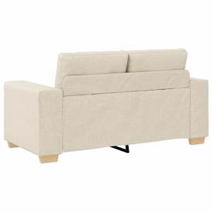 Pohovka 2 pcs Béžová 221 x 80 x 80 cm Lněná směs - obrázek 7