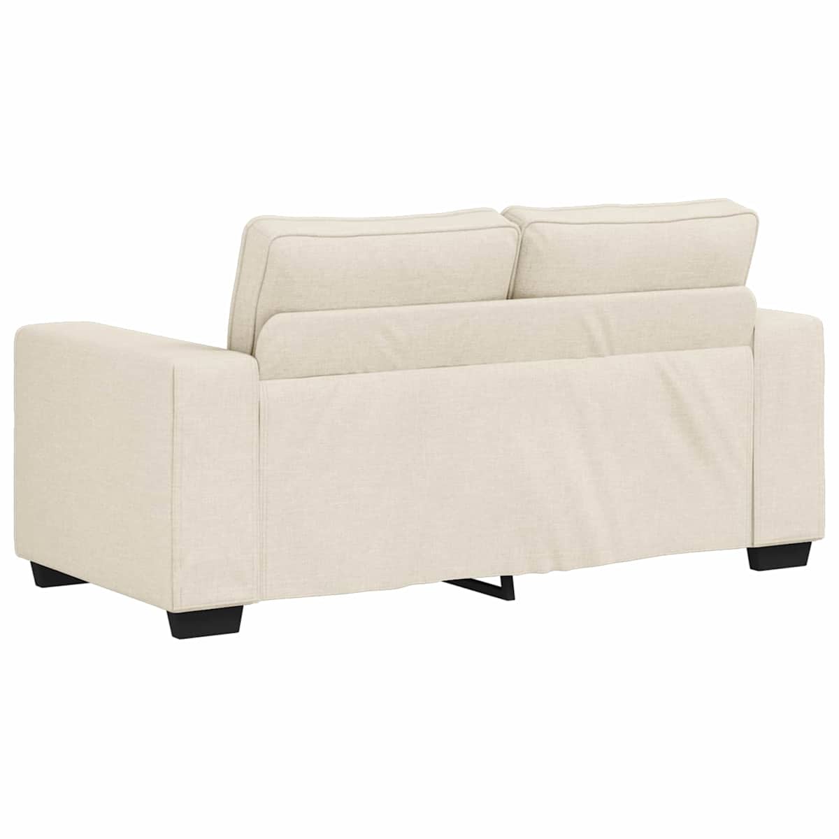 Sofa 2 stk. Beige Linned-blandet stof - Billede 6