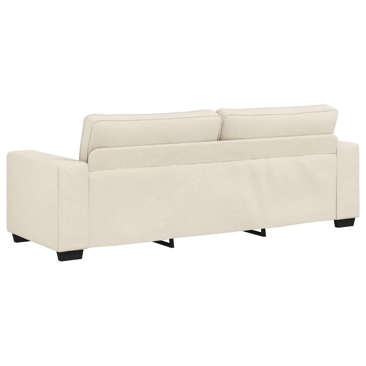 Sofa 2 stk. Beige Linned-blandet stof - Billede 7