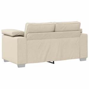 Pohovka 2 pcs Béžová 219 x 80 x 82 cm Lněná směs - obrázek 8