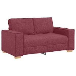 2dílná sedací souprava s poduškami vínová textil - obrázek 4