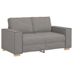 2dílná sedací souprava s poduškami taupe textil - obrázek 4