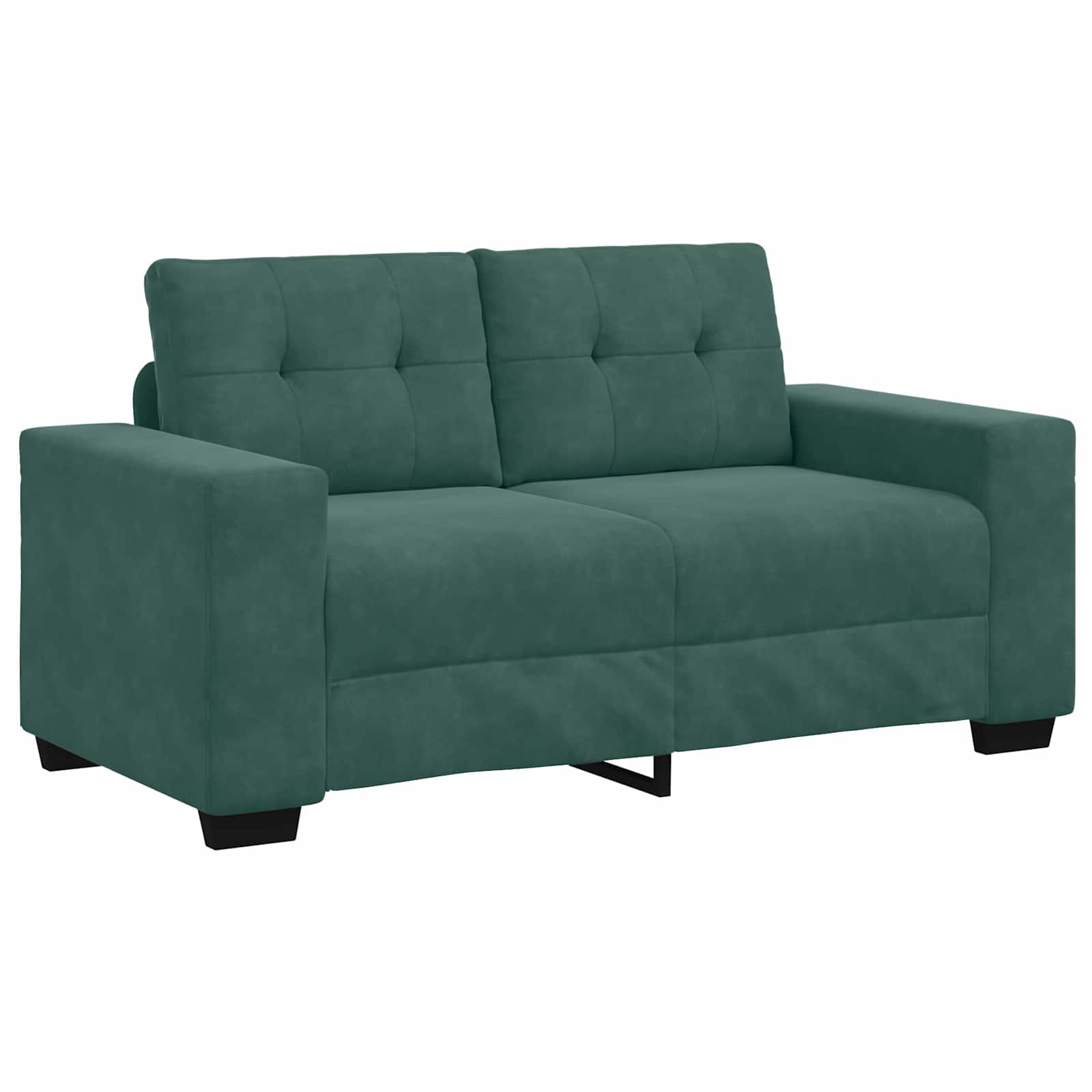 Sofa 2 pcs Dunkelgrün 221 x 80 x 80 cm Stoff – Ansicht 5