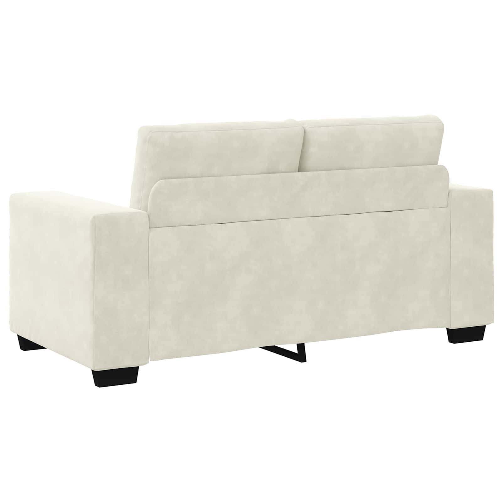 Sofa 2 pcs Creme 221 x 80 x 80 cm Stoff – Ansicht 2