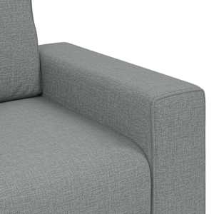 2dílná sedací souprava s poduškami světle šedá textil - obrázek 8