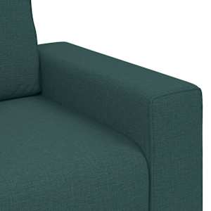 2dílná sedací souprava s poduškami tmavě zelená textil - obrázek 8
