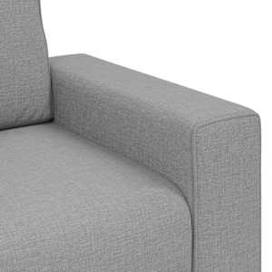 2dílná sedací souprava s poduškami obláčkově šedá textil - obrázek 8