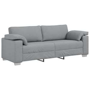 Pohovka 2 pcs Světle šedá 219 x 80 x 82 cm textil - obrázek 5