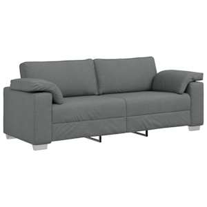 Pohovka 2 pcs Tmavě šedá 219 x 80 x 82 cm textil - obrázek 5