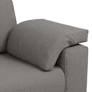 Pohovka 2 pcs Taupe 219 x 80 x 82 cm textil - obrázek 10