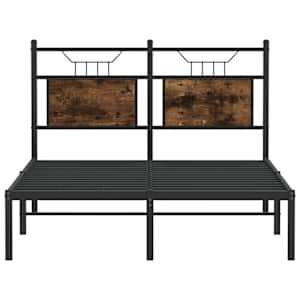 Rám postele bez matrace kouřový dub 120x190 cm kompozitní dřevo - obrázek 6