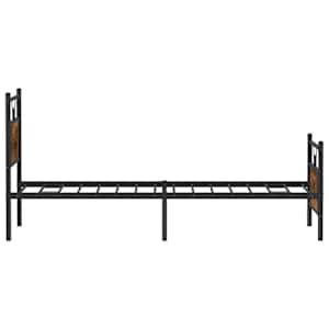 Rám postele bez matrace kouřový dub 90x190 cm kompozitní dřevo - obrázek 7