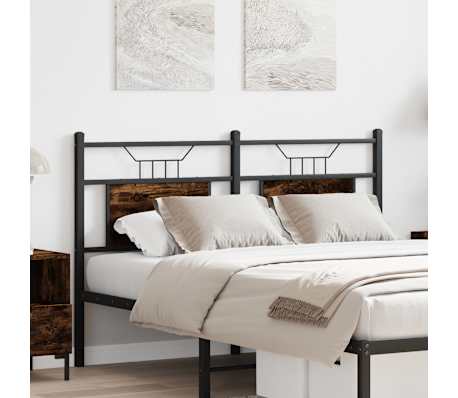 vidaXL Ersatz-Kopfteil R&auml;uchereiche 137 cm Holzwerkstoff und Stahl