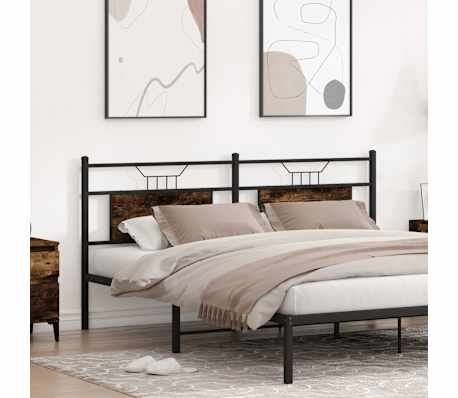 vidaXL Ersatz-Kopfteil R&auml;uchereiche 180 cm Holzwerkstoff und Stahl