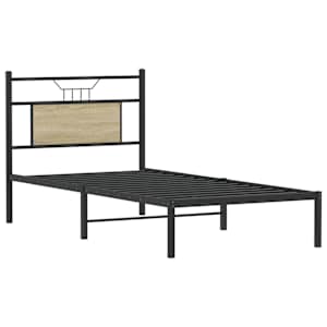 Rám postele bez matrace dub sonoma 80 x 200 cm kompozitní dřevo - obrázek 5