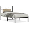 vidaXL peatsiga voodiraam, ilma madratsita, Sonoma tamm 90x190 cm