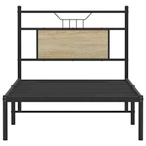 Rám postele bez matrace dub sonoma 90 x 190 cm kompozitní dřevo - obrázek 6