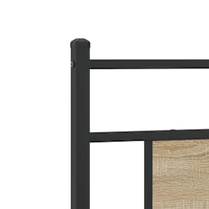 Rám postele bez matrace dub sonoma 100x200 cm kompozitní dřevo - obrázek 9