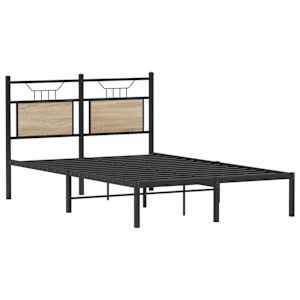 Rám postele bez matrace dub sonoma 120x190 cm kompozitní dřevo - obrázek 5