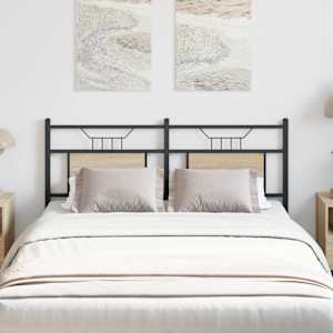 Nadomestno vzglavje sonoma hrast 137 cm inž. les in jeklo