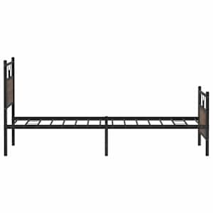 Rám postele bez matrace Dub hnědý 107x203 cm Dřevěné konstrukce - obrázek 7