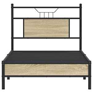 Rám postele bez matrace dub sonoma 75 x 190 cm kompozitní dřevo - obrázek 6