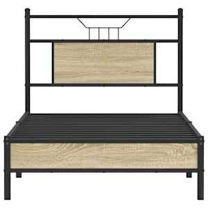 Rám postele bez matrace dub sonoma 90 x 190 cm kompozitní dřevo - obrázek 6