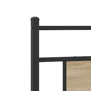 Rám postele bez matrace dub sonoma 100x200 cm kompozitní dřevo - obrázek 9