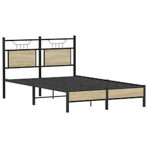 Rám postele bez matrace dub sonoma 120x190 cm kompozitní dřevo - obrázek 5