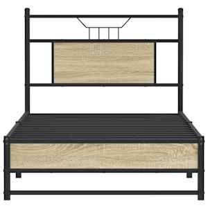 Rám postele bez matrace dub sonoma 75 x 190 cm kompozitní dřevo - obrázek 6