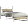 vidaXL voodiraam ilma madratsita, Sonoma tamm, 107x203 cm, tehispuit