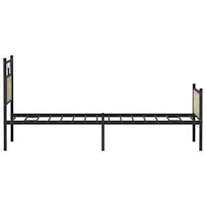 Rám postele bez matrace dub sonoma 75 x 190 cm kompozitní dřevo - obrázek 7
