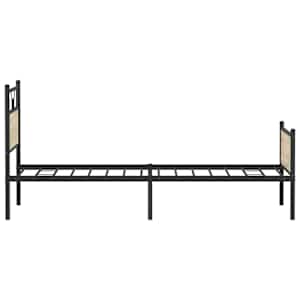 Rám postele bez matrace Dub Sonoma 107x203cm Dřevěné konstrukce - obrázek 7