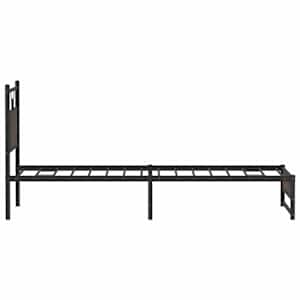 Rám postele bez matrace hnědý dub 80 x 200 cm kompozitní dřevo - obrázek 7