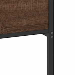Rám postele bez matrace hnědý dub 75 x 190 cm kompozitní dřevo - obrázek 10