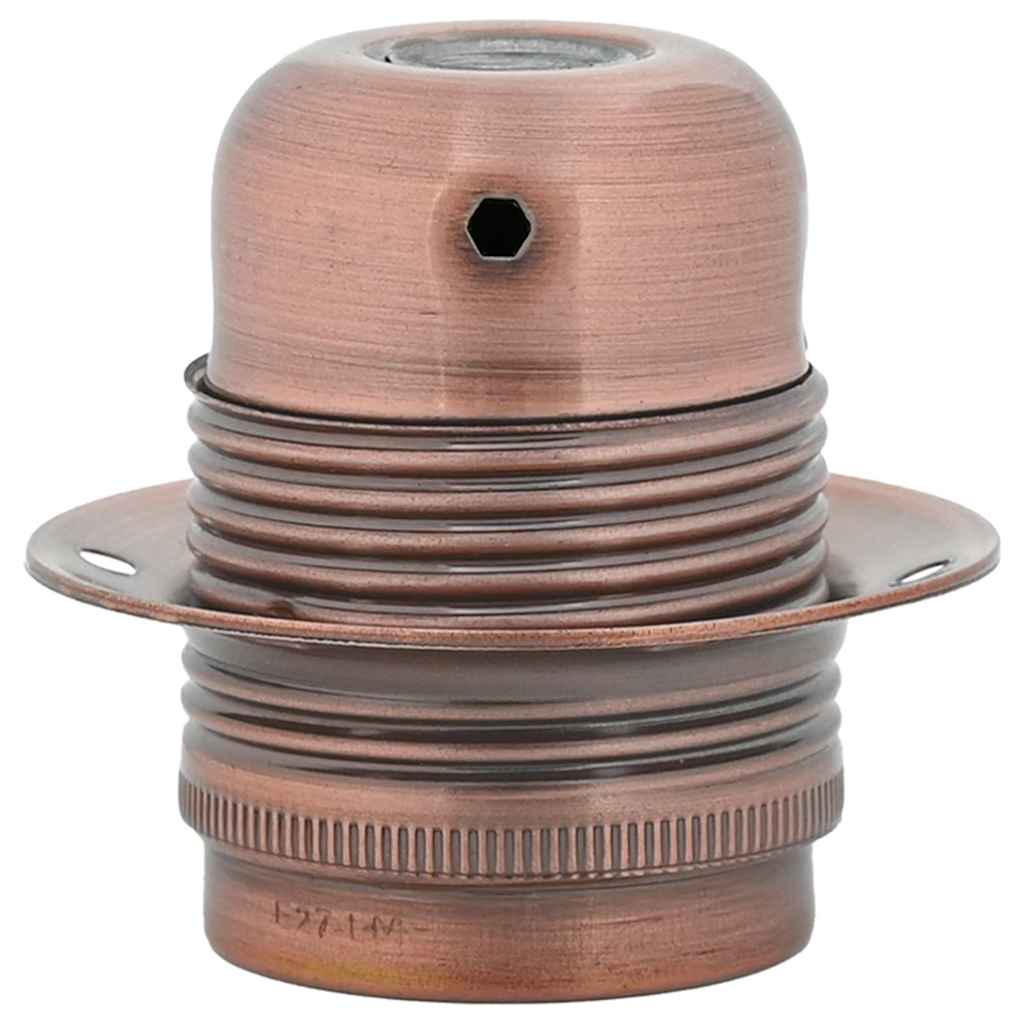 vidaXL Lamphouders 2 st rood brons E27 afbeelding