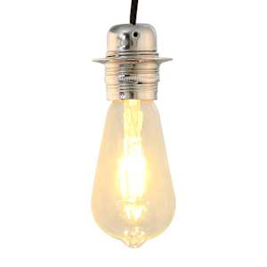 Obeski za svetilke 2 kosa Satin Nickel E27