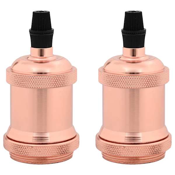 vidaXL Lambihoidjad 2 tk Rose Gold E27