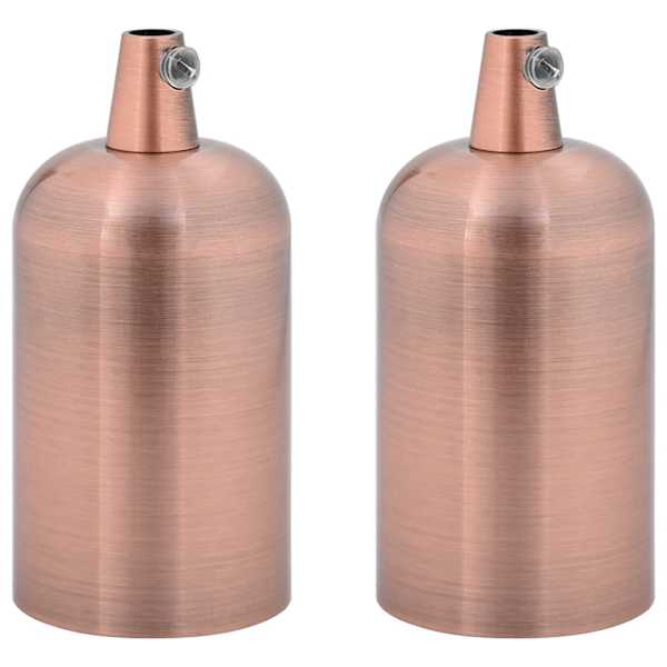 vidaXL Lambihoidjad 2 tk Red Bronze E27