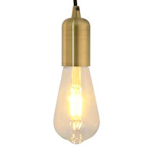 Obeski za svetilke 2 kosa bronasti E27