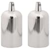 vidaXL Lambihoidjad 2 tk Satin Nickel E27