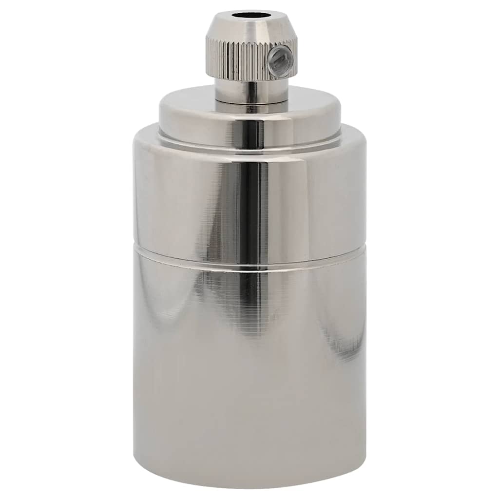 vidaXL Lamphouders 2 st nikkel satijn E27 afbeelding