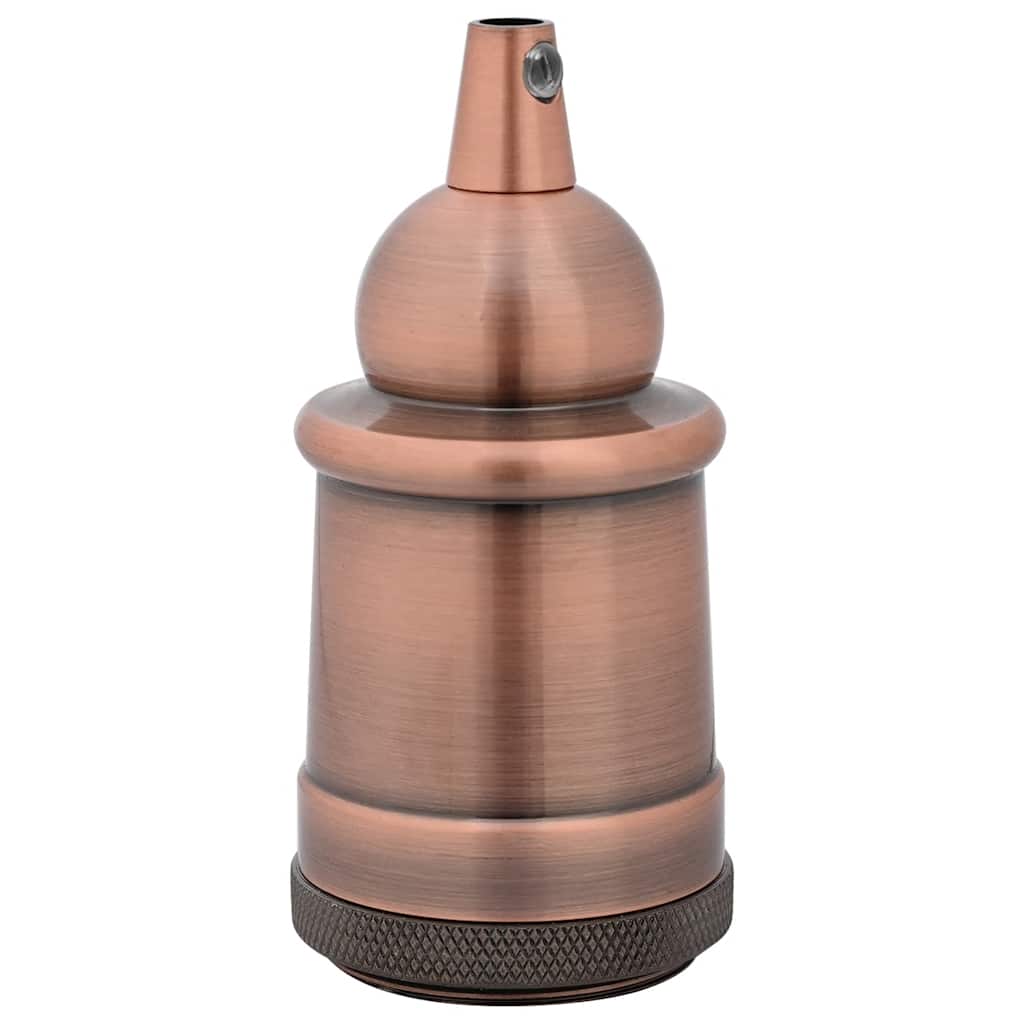 vidaXL Lamphouders 2 st rood brons E27 afbeelding