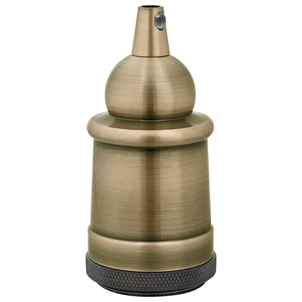 vidaXL Suporturi de lampă 2 buc Bronz E27