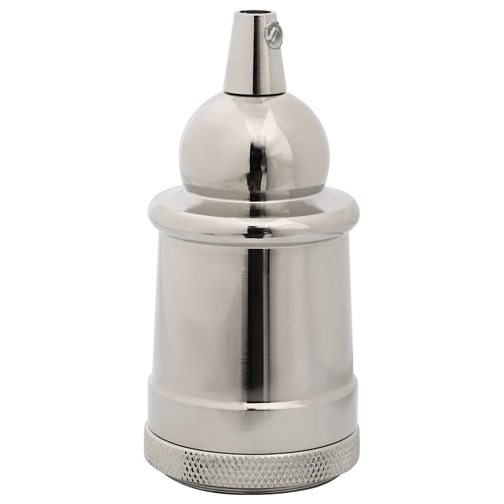 vidaXL Lamphouders 2 st nikkel satijn E27 afbeelding