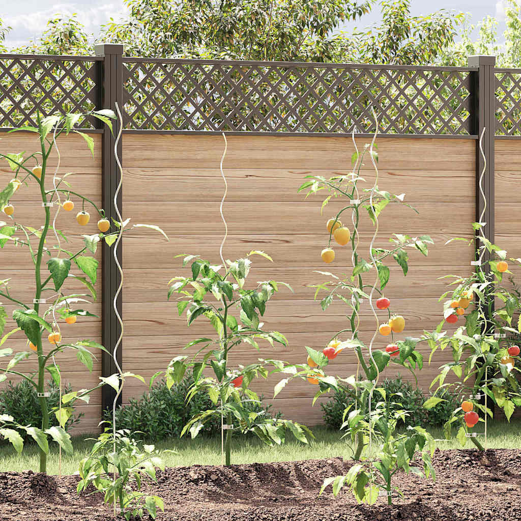 Supports de plantes en spirale vidaXL 50 pcs 150 cm Acier galvanisé