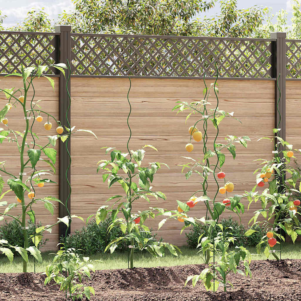 Supports de plantes en spirale vidaXL 50 pcs 150 cm Acier