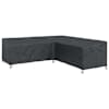 vidaXL M&ouml;&ouml;bli kate 270 x 270 x 80 cm 210D Oxford Kangas L-kuju Must