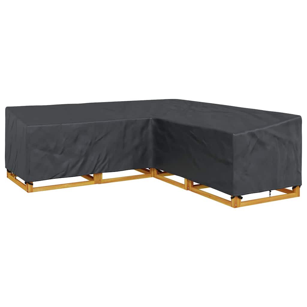 vidaXL Hoes voor tuinmeubelen Zwart 270 x 270 x 80 cm 600D Oxford Stof