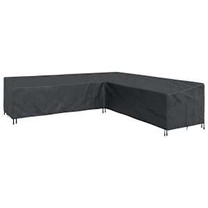 vidaXL M&ouml;&ouml;bli kate 300 x 300 x 80 cm 210D Oxford Kangas L-kuju Must